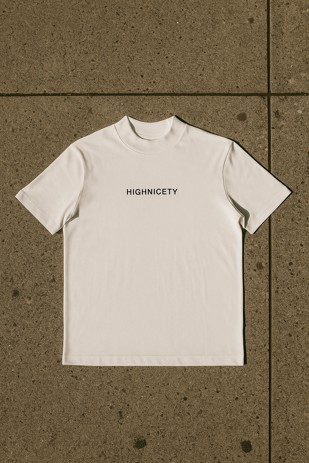 HINI Golf Mock Neck White